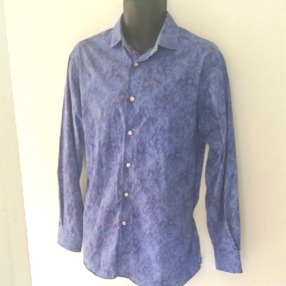 Daniel Cremieux Blue Casual Button Down Shirt  L - Picture 8 of 8